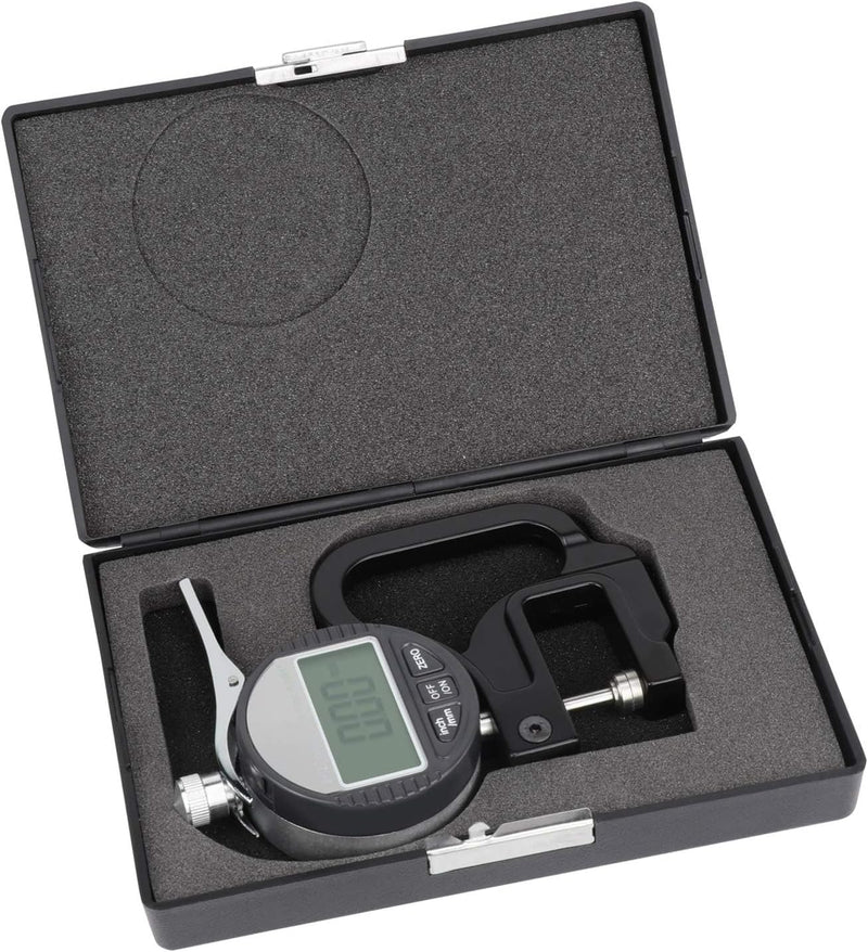 [Australia - AusPower] - Neoteck Digital Thickness Gauge 0.5 inch/12.7mm, 0.0005"/0.01mm, Thickness Meter Precise Electronic Micrometer with LCD Display 0.5"/0.0005" 