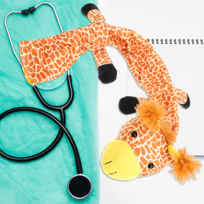 [Australia - AusPower] - Giraffe Stethoscope Cover Protective Sleeve with Soft Plush Material for Healthcare Professionals Comfortable Durable Stethoscope Accessories with Cute Animal Design for Nurses Doctors 