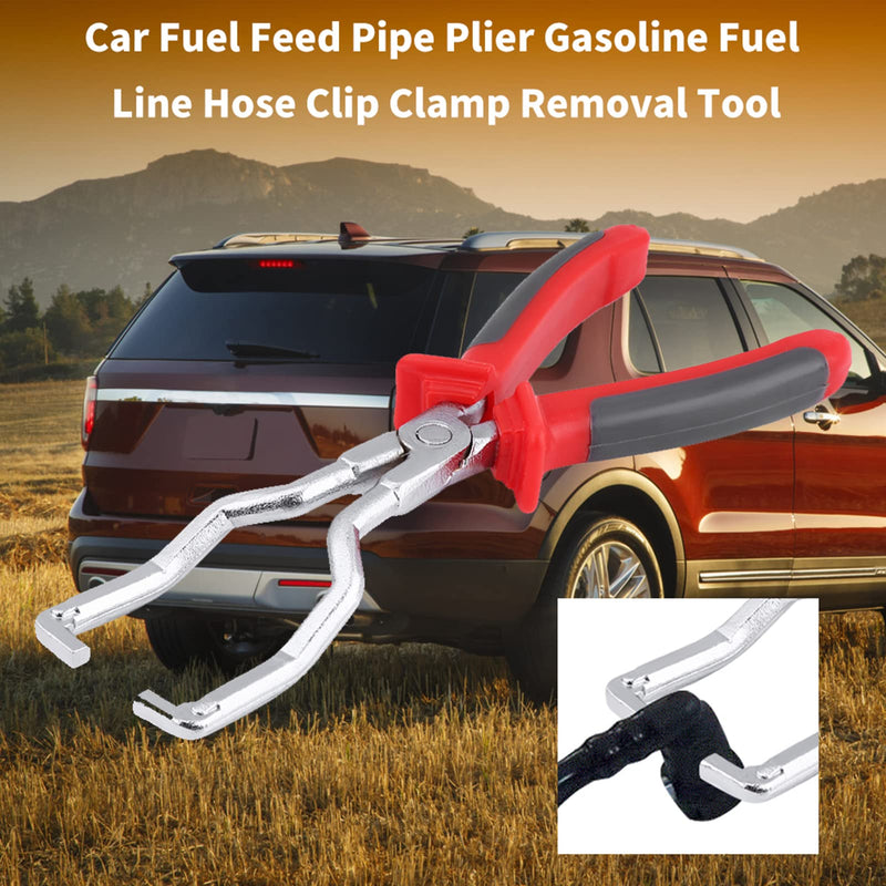 Keenso Car Fuel Line Pliers, 45# Steel Fuel Line Fuel Hose Inline Fuel Filter Clamp Removal Tool