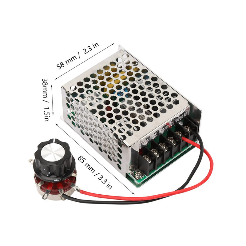 [Australia - AusPower] - Regulator Motor 4KW DC Regulator Bridge Rectifier with Capacitor, 220V DC Motor Speed Controller DC Motor Control 2000W Single Phase Motor Controller 