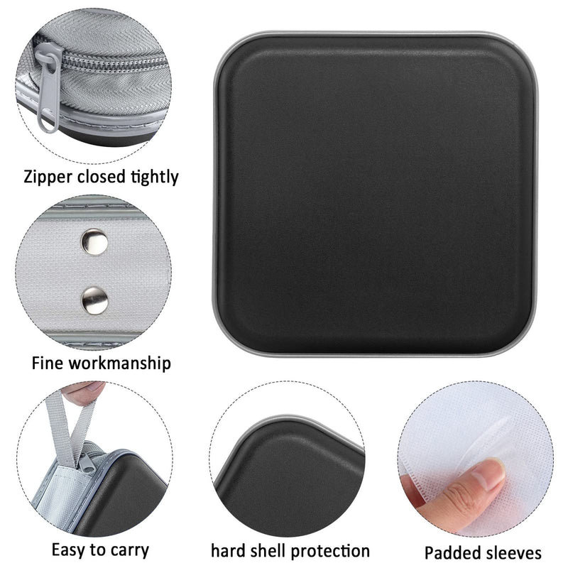 [Australia - AusPower] - CD Case, DVD Binder Wallet, Hard Plastic, 48 Capacity, Black 