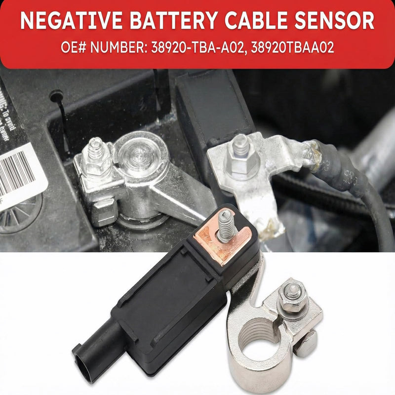 JOLINO 38920-TBA-A02 Battery Current Sensor Compatible with 2016-2022 Civic & CR-V Battery Temperature Voltage Sensor Replaces# 38920-TBA-A01