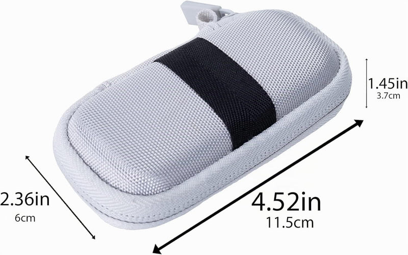 co2CREA Case for AliveCor KardiaMobile 6L / Kardia Mobile ECG Monitor | Portable shockproof EVA hard shell with carabiner, case only included