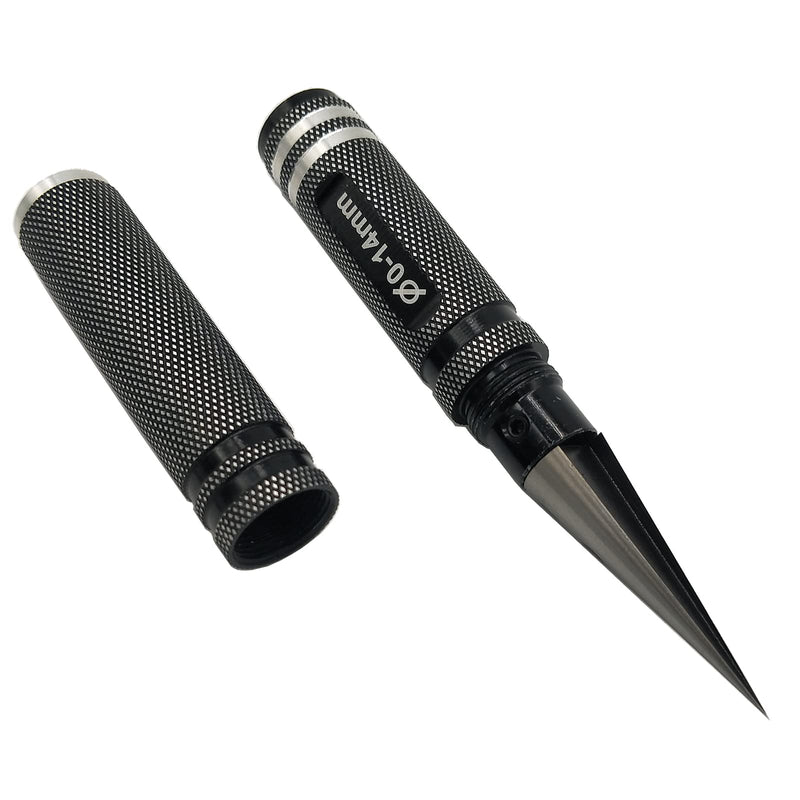 [Australia - AusPower] - LINSYRC RC Car Body Hole Reamer Opener Tool 0-14 mm Punch Drill Tool Set for RC Car Truck 