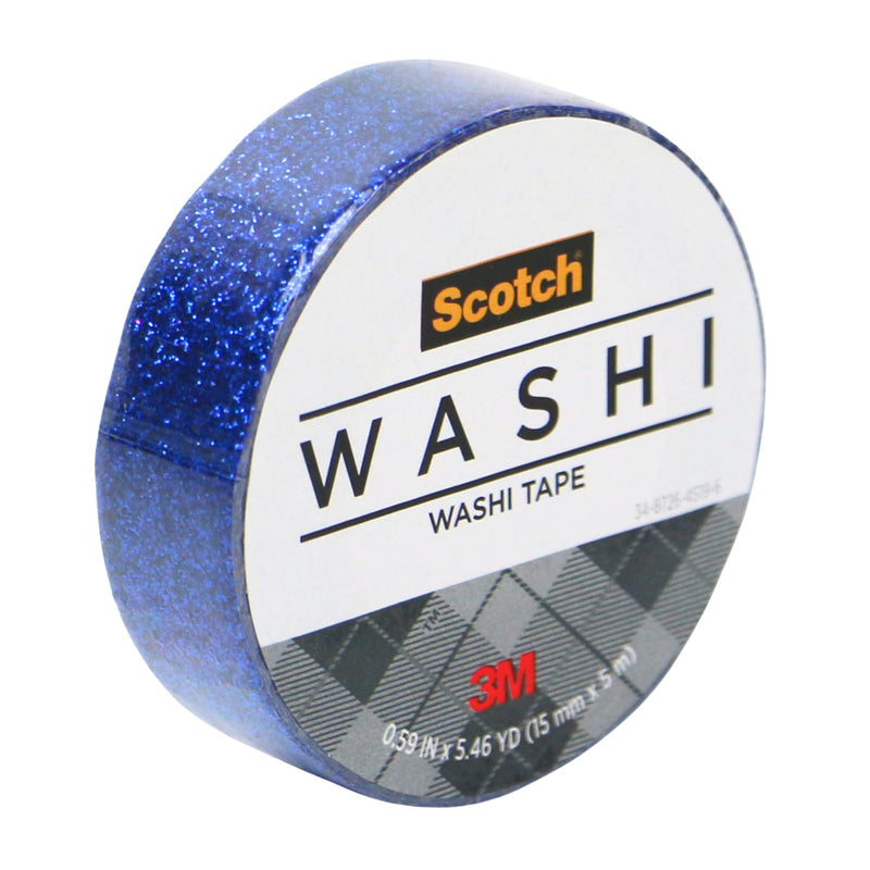 Scotch Washi Tape Glit Dk Blu .59In Dark Blue 1