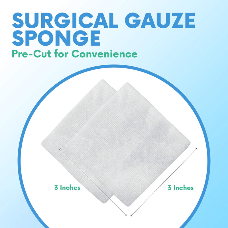 HEALQU 800 Gauze Pads 3x3 - (4x200 Value Pack) 4-Ply Non-Woven Sponges, Non-Sterile | Ultra-Absorbent Lint-Free Medical Squares | Bulk Gauze for Wound Care, Dental, Esthetic Wipes & First Aid Sponges 3x3 (200 Pack X4)