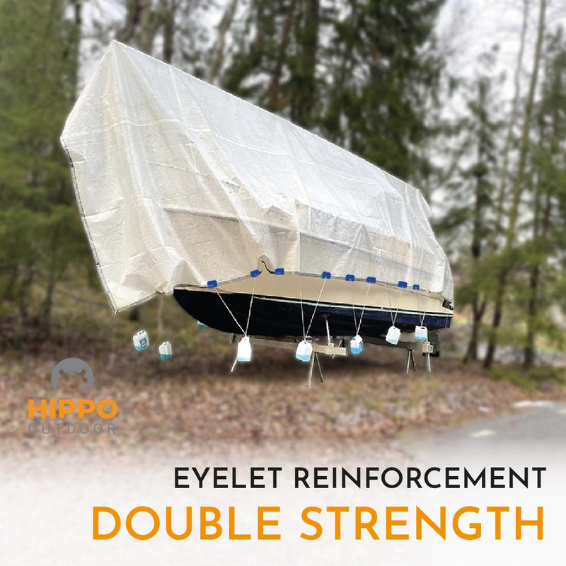 Grommet Reinforcement Tape - Double Eyelet Strength, Repair tarp Eyelets, Tarpaulin Grommets kit, Tarpaulins Protection 10-Pack (1220) 1220