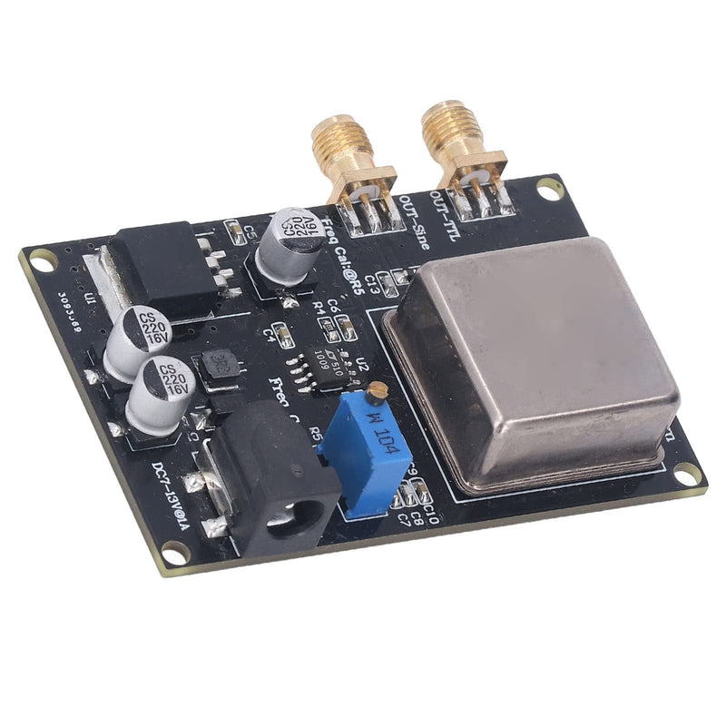 OCXO 10MHz Frequency Standard Reference Module, SMA Female Quartz Oscillator Frequency Reference Board, Crystal Oscillator Constant Temperature Board for Audio Systems