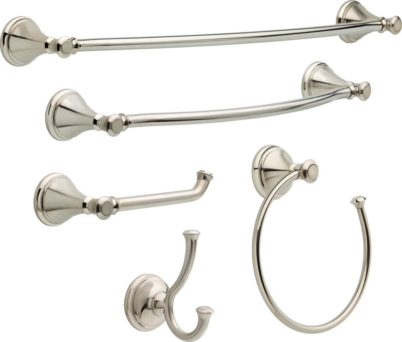 Delta Cassidy (1-Pack) Hand Towel Holder Brilliance Stainless Steel Towel Racks for Bathroom Wall Round Towel Ring Holder for Bath Towel Hanger for Kitchen, Bathroom Accessories 79746-SS