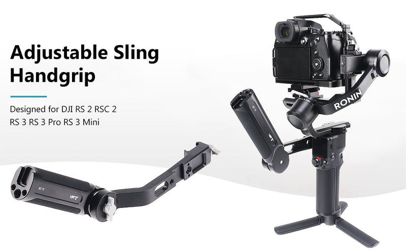 Foto4easy Gimbal Sling Handgrip Adjustable Handle for DJI RS 2 RSC 2 RS 3 RS 3 Pro RS 3 Mini Gimbal Handheld Stabilizer