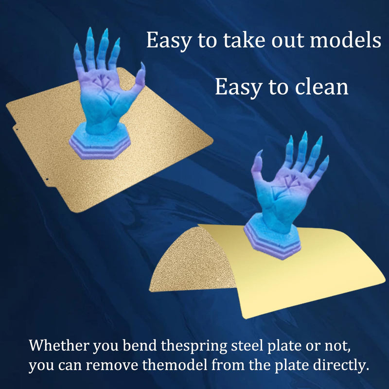 [Australia - AusPower] - Smooth PEI+Textured PEI Spring Steel Build Plate 235x235mm for Ender 3/Adventurer 5M/Neptune 3 Pro/Neptune 4/Ender 3 Pro/Ender 3 V2/Ender 3 S1/Pro/Ender 3 Neo/Ender 3 V2 Neo 3D Printer. Smooth PEI+Textured PEI(No Magnetic Sticker) 