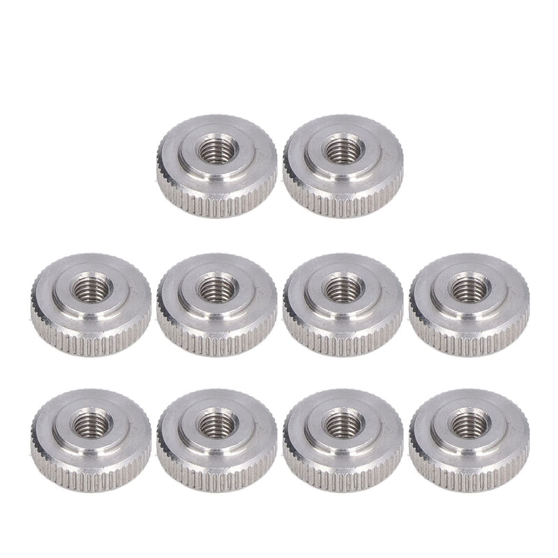[Australia - AusPower] - Knurled Thumb Nut 304 Stainless Steel Knurled Flat Head Through Hole Handle Nut Tightening Nut Knurled Knob(M5) M5 