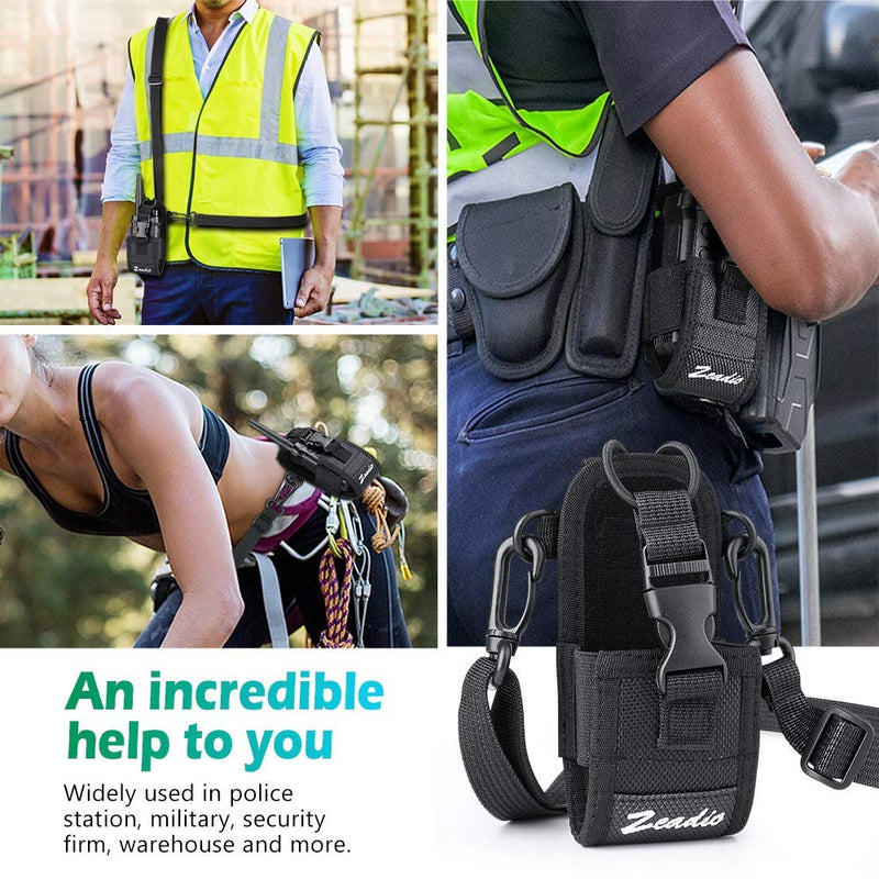 [Australia - AusPower] - Zeadio Multi-Function Pouch Case Holder for GPS Phone Two Way Radio (ZNC-D, Pack of 1) 