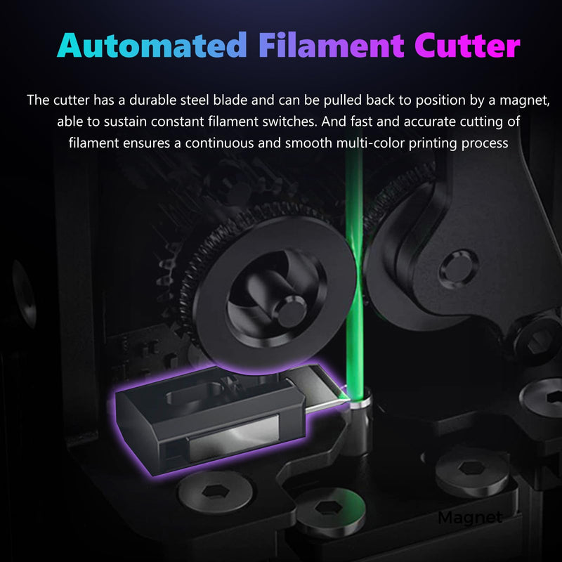 Creality Official K2 Plus Filament Cutter 10PCS, Fast Cut Off Filaments, High Durability Filament Cutter Module Accessories, Quick Replacement Parts for Creality K2/K2 Pro/K2 Plus 3D Printers