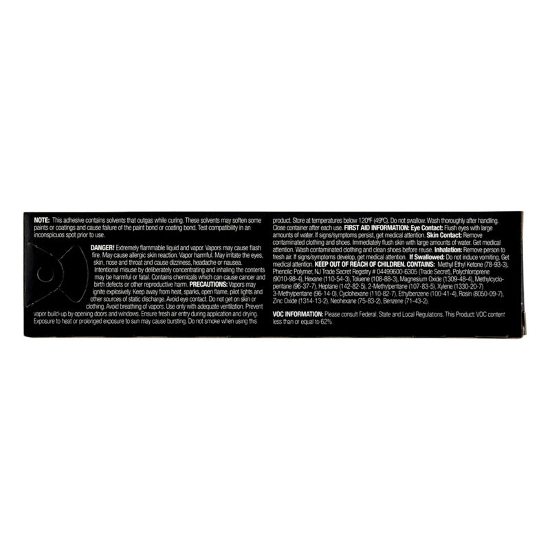 3M Black Super Weatherstrip and Gasket Adhesive, 08008, 5 fl oz, 1 Per Pack 5 fl. oz.