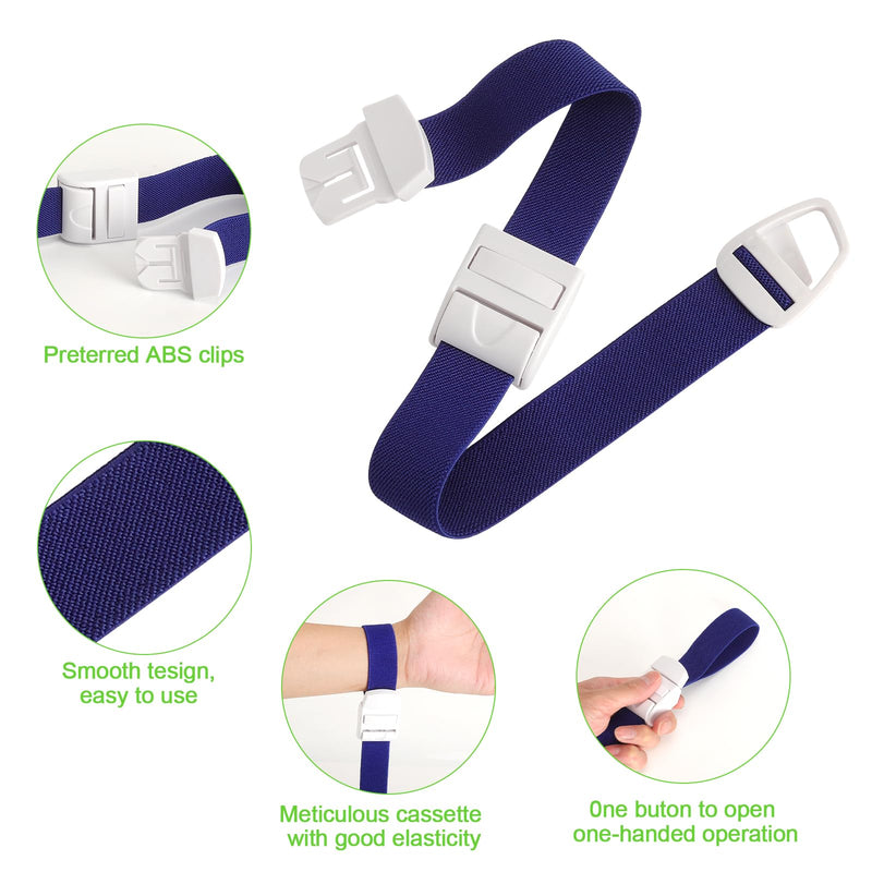 Storage Hose Blood Removal Vein Congestion Tourniquet One-Handed Storage Hose with Buckle & Quick/Slow Release, 3 Colors Emergency Jam Tape for First Aid Kit, Emergency Service Equipment &