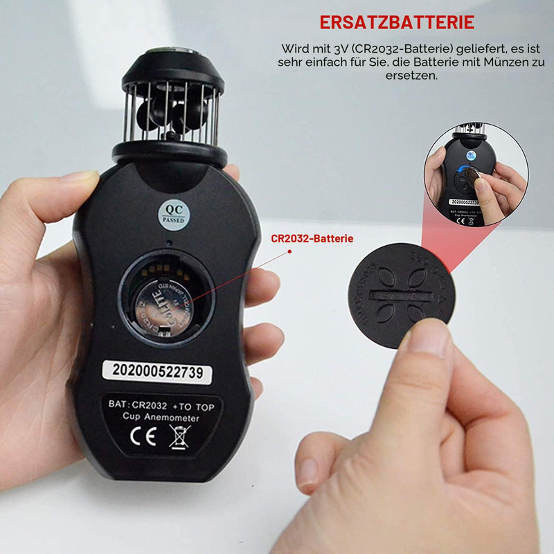Handheld Wind Gauge, YF-876 Digital Anemometer Wind Meter for Wind Speed Meter, Wind Direction Meter with Compass for Outdoor Activities with HVAC Drone 1. YF-876 (upgraded)