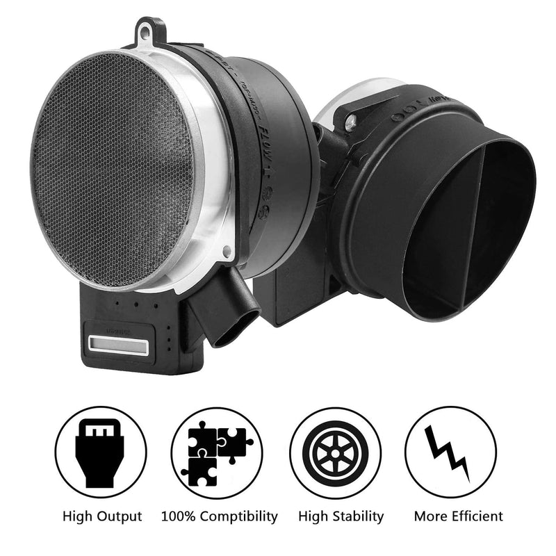 [Australia - AusPower] - Mass Air Flow Sensor Meter Compatible with Escalade, ESV, 5.3L, 6.0L, 4.8, Chevy Silverado Suburban Escalade Tahoe Yukon GMC Sierra MAF Sensor 99-18, Replace 25318411 25168491 AF10043 (5 Prong) 