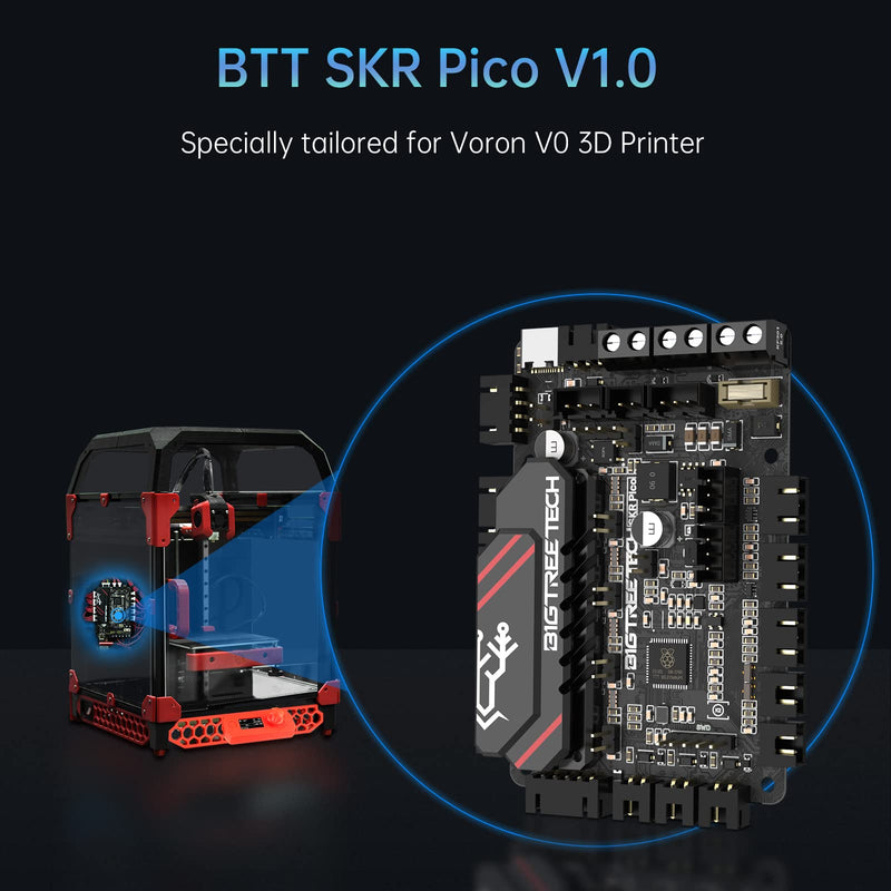 [Australia - AusPower] - BIGTREETECH SKR PICO V1.0 Control Board Mini Controller Board with TMC2209 UART Stepper Motor and Raspberry Pi Online Printing for Voron V0 V0.1 3D Printer Motherboard 