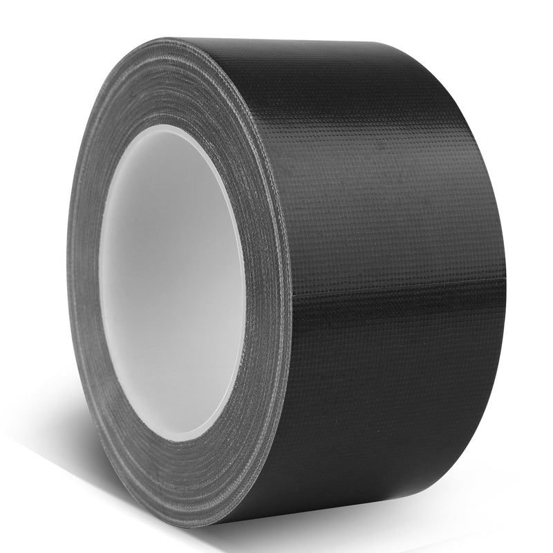Black Duct Tape Heavy Duty, 1.88 Inch x 35 Yard Waterproof Strong Adhesive Duct Tape for Indoor Outdoor Repairs Tear by Hand, 1 Roll Black