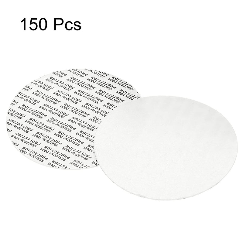 [Australia - AusPower] - PATIKIL 89mm/3.5" Foam Lid Liner, 150 Pack PS Foam Resistant Tamper Pressure Sensitive Seal for Bottle Cap Liners Seals 89mm/3.5" 