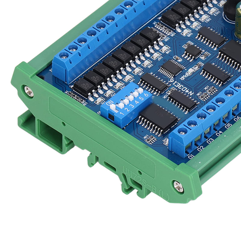[Australia - AusPower] - 16 Input 16 Output Expansion Board RS485 16 Channel Remote Control Switch Module DC 6.5 to 30V PLC IO Module for Smart Home With shell 