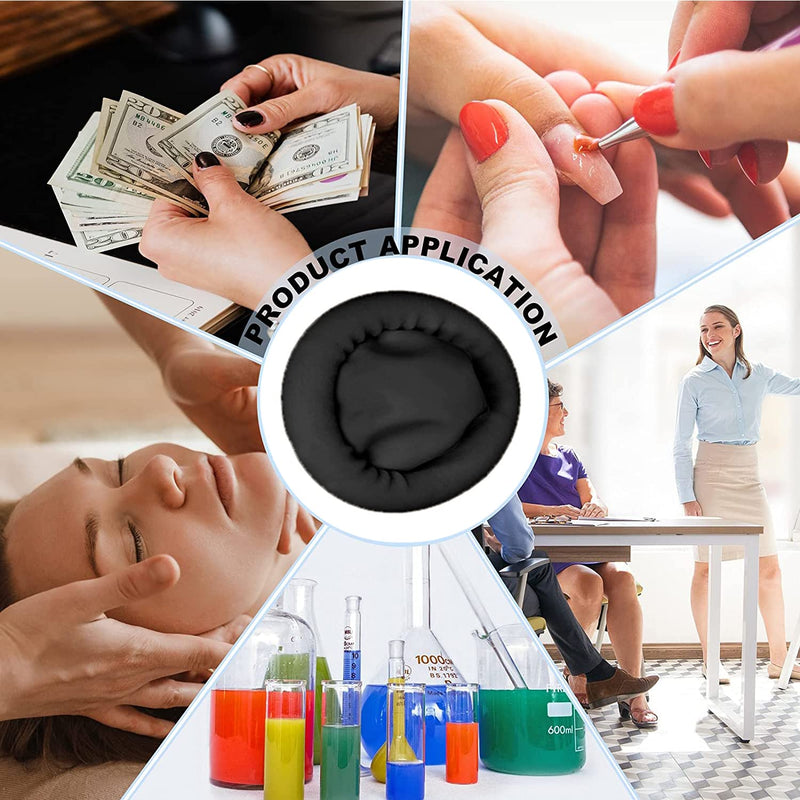 [Australia - AusPower] - 400 Pcs Latex Finger Cots Disposable Fingertips Protective Finger Cots for Electronic Repair, Handmade, Industrial Apply, Black 400 Count (Pack of 1) 