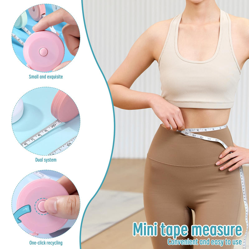 [Australia - AusPower] - Set of 2 Protractors School Goniometer Physiotherapy with 4 Tape Measure 360° Angle Transparent Joint Knife Tool Folding Ruler Degree Gauge for Measuring Length Chest Waist 