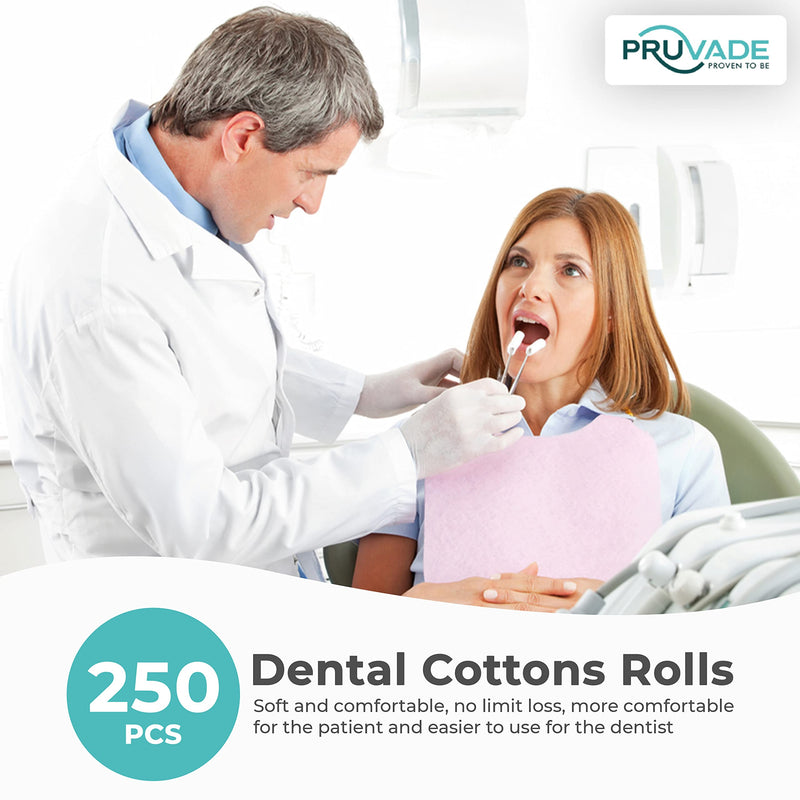 [Australia - AusPower] - Dental Gauze Rolls | 500 Pack | Cotton Rolls, Super Absorbent Nosebleed Plugs, 1.5 Rolled Cotton for Mouth | Comfortable and Flexible Mouth Cotton Rolls, Non-Sterile Gauze| 500 Pack 