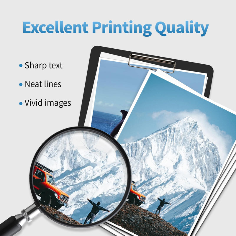 Remanufactured Ink Cartridges Replacement for HP Ink 63 63XL Black Color Combo Pack for Envy 4510 4512 4520 4650 Officejet 3830 4650 4652 4655 5255 5258 5200 Deskjet 2130 2132 3630 3631 Printer