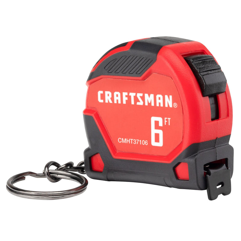 [Australia - AusPower] - CRAFTSMAN Keychain Tape Measure, 6 FT (CMHT37106G) 