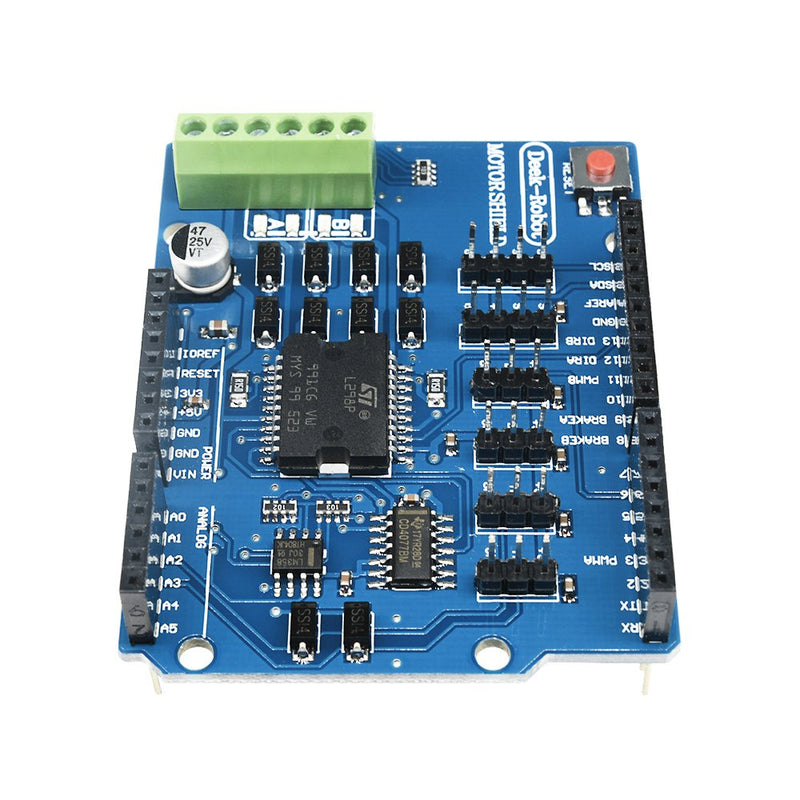 Heemol L298P Shield R3 DC Motor Driver Module 2A H-Bridge 2 Way 2560