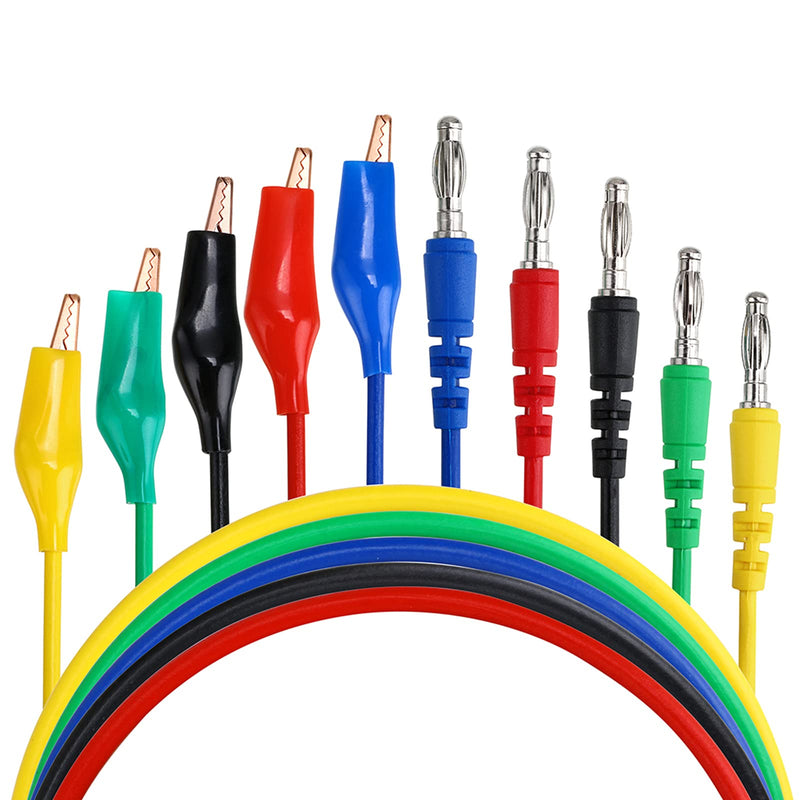 [Australia - AusPower] - Sumnacon 30Pcs Back Probe Kits - Banana Plug to Alligator Clip Test Leads with Wire Piercing Probes Alligator Clips, 15Pcs Back Probe Pins for Automotive Circuit Electrical Diagnostic Testing 