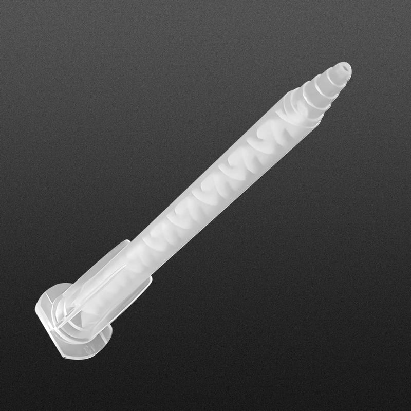 [Australia - AusPower] - 100pieces Epoxy Mixing Nozzle Static Mixer Nozzle Tubes Adhesive Cartridges Tip for 50 Ml Resin Cartridge 