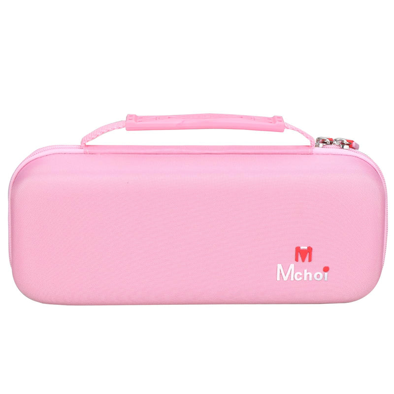 [Australia - AusPower] - Mchoi Stethoscope Case Compatible with 3M Littmann Classic III, Lightweight II S.E, MDF Acoustica Deluxe Stethoscope, Extra Room for Medical Scissors EMT Trauma Shears and Accessories, Pink Grey 