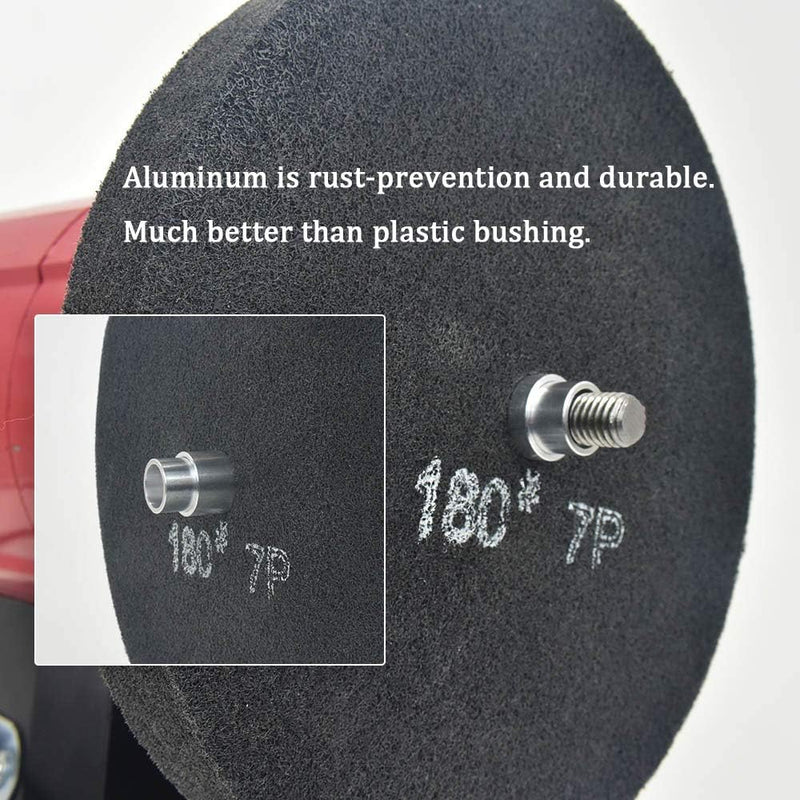 [Australia - AusPower] - SCOTTCHEN Multi-sizes Bushing Arbor Reducing Adapters 1" Thick from 1" to 3/4", 5/8", 1/2" Arbor Aluminum - S/3 