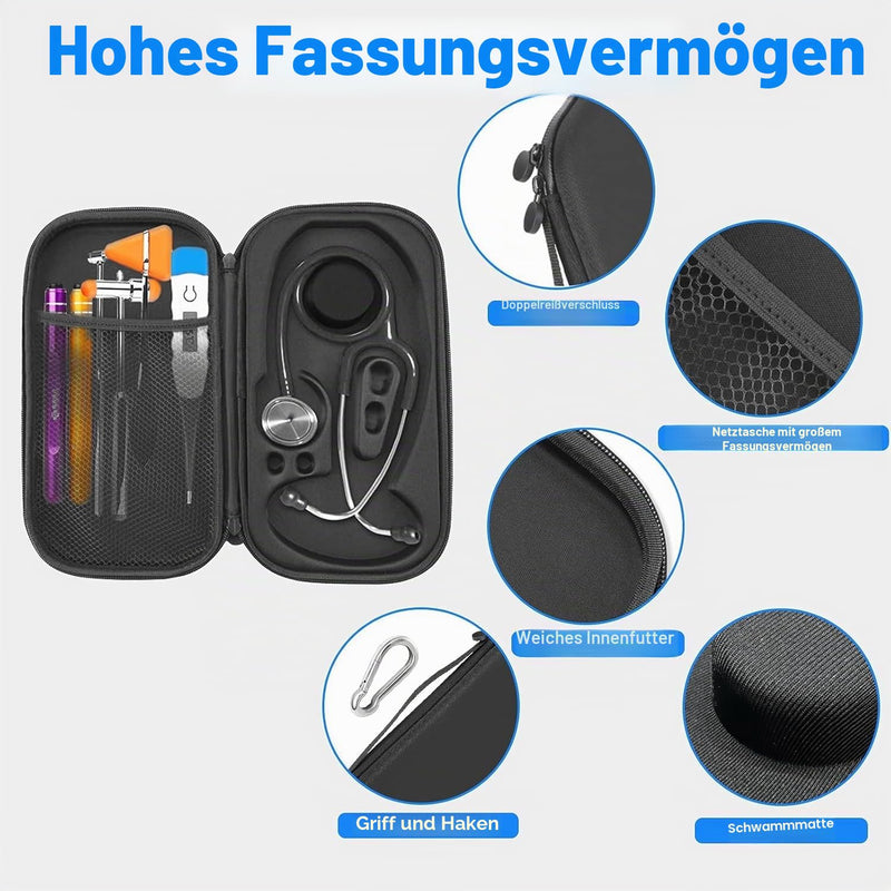 Stethoscope Case for 3M Littmann, Shockproof Portable Stethoscope Case Storage Bag Stethoscope Hard Case Compatible with 3M Littmann Stethoscope