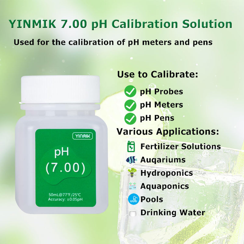 [Australia - AusPower] - pH Meter Calibration Solution Kit(4.00,7.00&10.01) with pH Electrode Storage Solution Kit,3 bottles pH Calibration Buffer Solution and 2 bottels KCL pH Probe Solution for pH Meters 