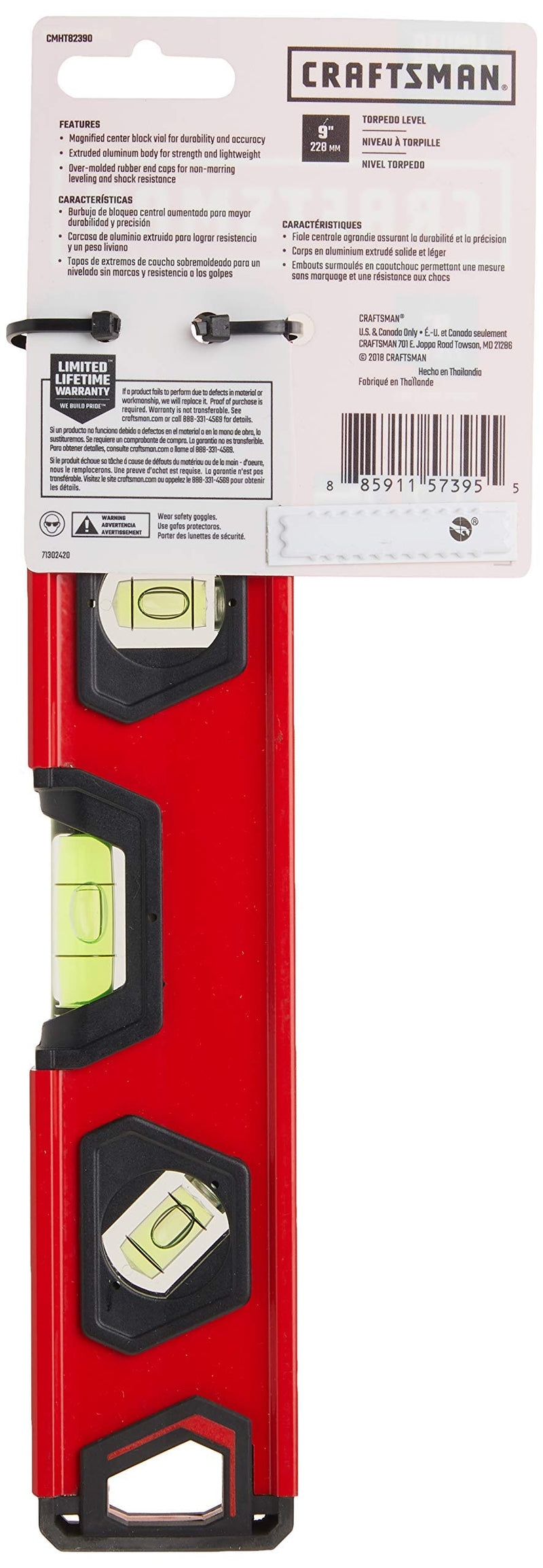[Australia - AusPower] - CRAFTSMAN Stud Finder, 3/4-Inch Depth (CMHT77633) + CRAFTSMAN Torpedo Level, 9-Inch (CMHT82390) 