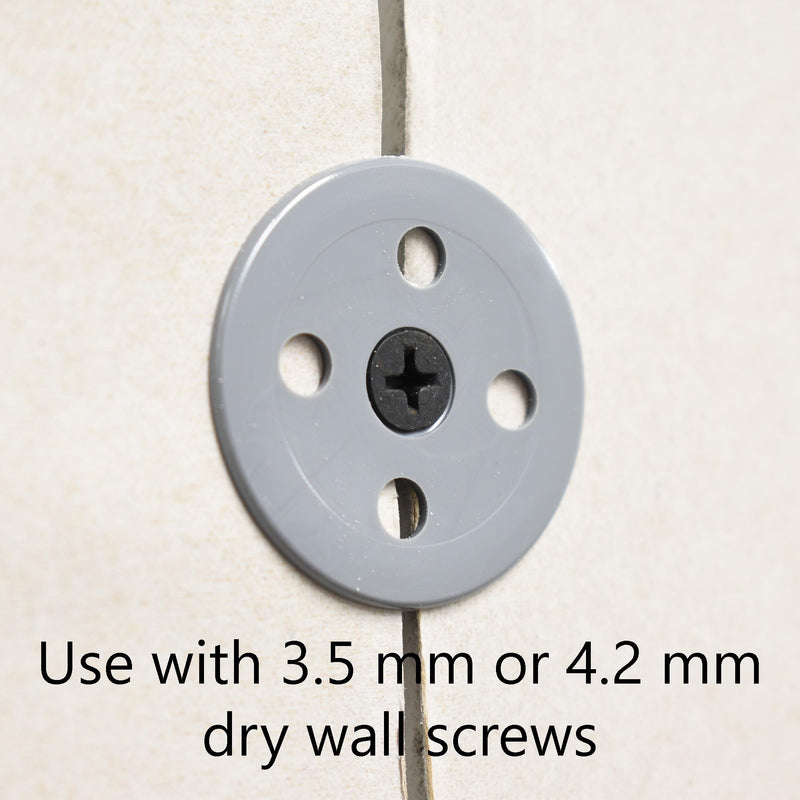 [Australia - AusPower] - Plasterboard/Insulation Fixing Washers, 35mm Nylon, non rust - 100PCS Designed and Made in The UK 100 