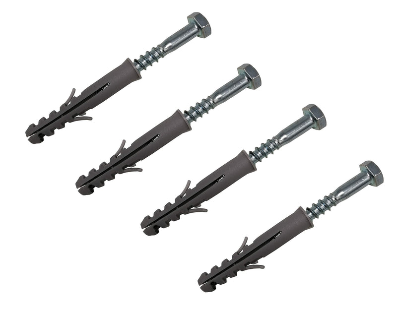 [Australia - AusPower] - Lag Bolt Kit for Mounting TV Bracket Into Wood or Concrete Wall, Heavy Duty Bolts, Anchors and 2 Drill Bits 