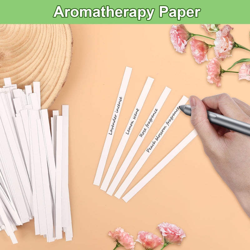 [Australia - AusPower] - Pack of 500 Perfume Test Strips, Fragrance Tester Paper Disposable Perfume Test Strips Aromatherapy Fragrance Tester Paper, Test Essential Oils Perfume for Perfume Fragrances Essential Oils 