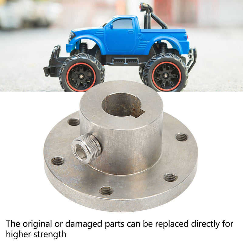 [Australia - AusPower] - 14mm Stainless Steel Flange Coupling With Chain Slot, Motor Connector RC Shaft Coupler Replacement Parts for DIY RC Model 