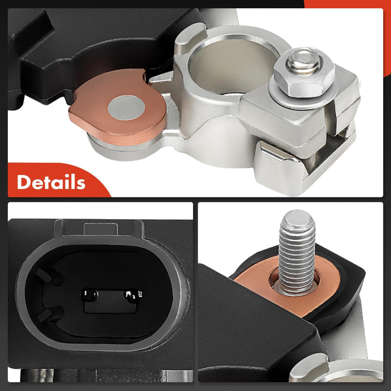 [Australia - AusPower] - A-Premium Battery Current Monitor Sensor Module with Pigtail Connector Compatible with Honda CR-V CRV 2012-2015, Civic 2012-2015 & Acura RDX 2013-2017, ILX 2013-2017, 1.5L 1.8L 2.0L 2.4L 3.5L 