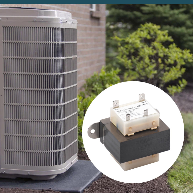 [Australia - AusPower] - 4011F-3 120V to 24V Transformer 40VA for Trane Furnace, Compatible with Furnaces/HVAC Equipment, 24 Volt Furnace Transformer 