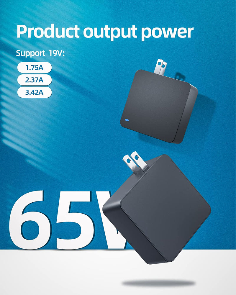 [Australia - AusPower] - Laptop Charger for Asus, Vivobook, Zenbook, (UL Safety Certified), Round Connector, 65W, 45W, 33W 