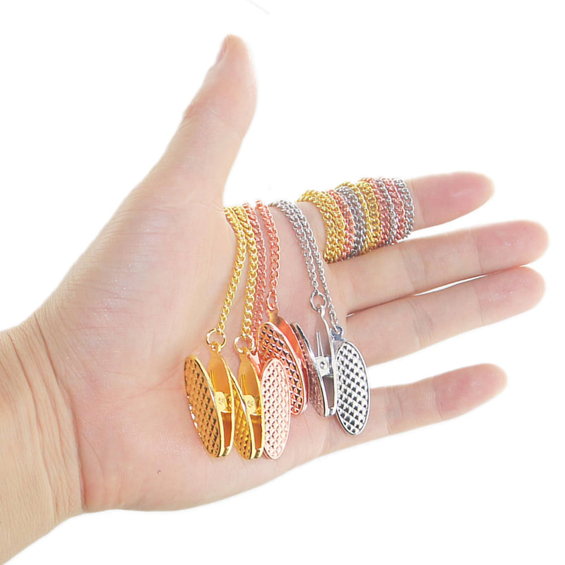 [Australia - AusPower] - 3 PCS Dental Bib Clips,Adjustable Lightweight and Portable Metal Dentist Bibs Clips Napkin Bib Holder Bib Clips Neck Chain for Runners Dentists Youth Adult Seniors and Elderly,GoldRoseSilver,LXLVOUEG Gold+Rose+Silver StainlessSteel-3Pcs 
