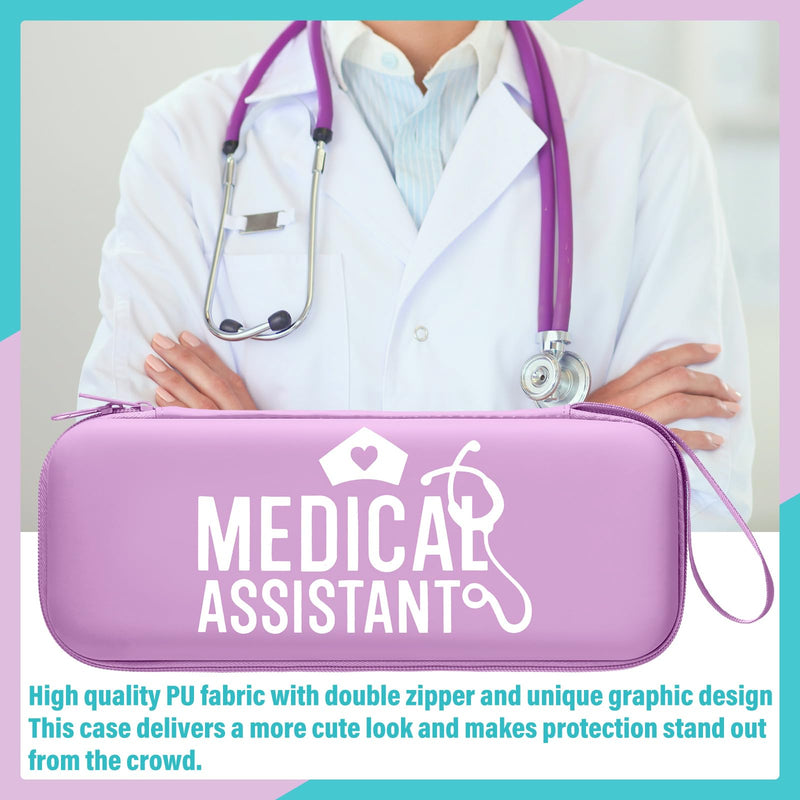 [Australia - AusPower] - Aliceset 3 Pcs Stethoscope Case Christmas Medical Assistant Gift Nursing School Essentials Stethoscope Bag with Mesh Pockets for Nurse Gift Hard Organizer Portable Travel Storage for Vet Medical Nurse 