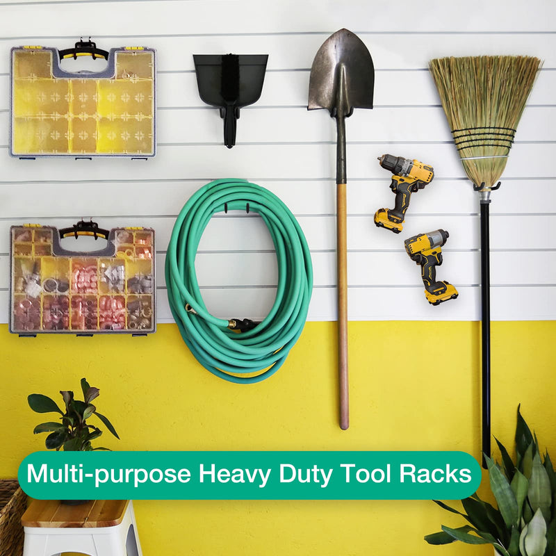 [Australia - AusPower] - G.CORE 8-Pack Pegboard Hooks, Peg Board Tool Utility Hooks & Hangers Fit 1/4" Pegboards, Heavy Duty Metal Peg Board Shelving Hooks, Wall Organizers and Storage for Craft Room Garage Workbench Office 