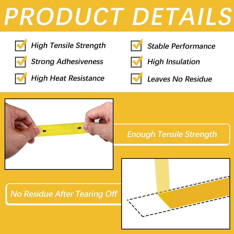 4 Rolls 10mm x33m (108ft) Sublimation Tape,High Temperature Tape for heat press,Electronics, Soldering, Circuit Board,sublimation heat tape for heat transfer tape dispenser,Up to 250℃(480℉)(Brown) brown /10mm*33m/4pcs